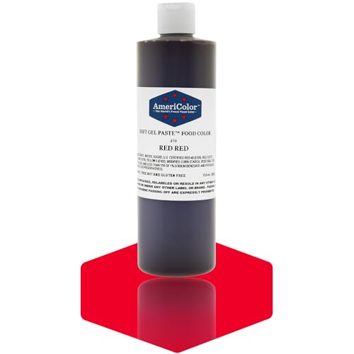AmeriColor Red Red Soft Gel Paste Food Color, 13.5 oz
