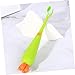 BATHVEVE 4pcs Boy Girl Toothbrush Soft Bristle Carrot Design Daily Use Manual Toothbrushes for Boy Girl Eye-catching Colors for Home Use and Sharing Friends