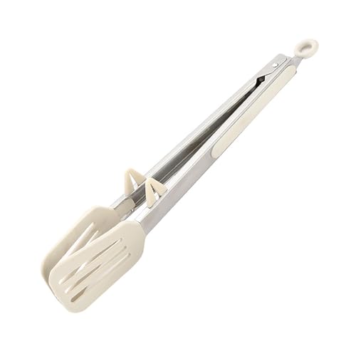 Pinzas de cocina de silicona, pinzas versátiles para hornear, asar y servir, pinzas antideslizantes para pan y más (5,8 x 26,5 cm)