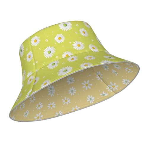 Image of Bucket Hat Double-Side-Wear Reversible Sun Hat Beach Travel Hiking for Women Men