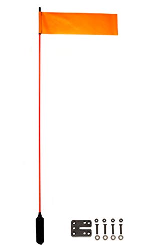 YakAttack VISIFlag with MightyMount | 52" Safety Flag for Kayak Visibility | Includes Mounting...