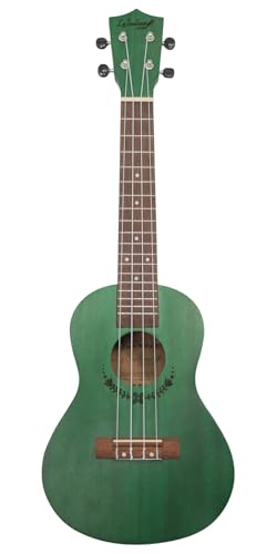 Ukulele Concierto de Caoba Verde con 4 Cuerdas de Nylon de La Sevillana
