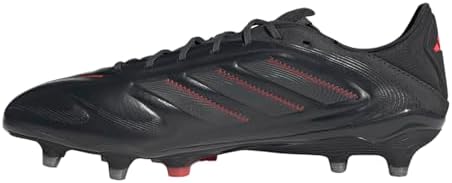 adidas Copa Pure III Elite FG Soccer Cleats (Black/Carbon/Lucid Red) — view 2