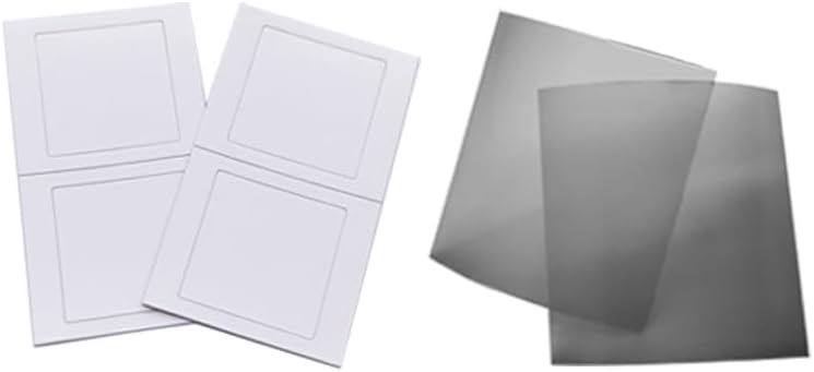 Optics Polarization Experiment Polarizer for Student Experiment Teaching Optical Test Physical Experiment (2pcs DIY Polarization Film)