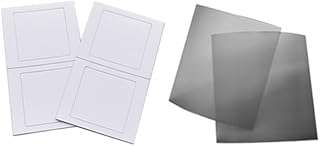 Optics Polarization Experiment Polarizer for Student Experiment Teaching Optical Test Physical Experiment (2pcs DIY Polarization Film)