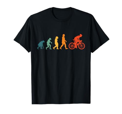 Bicicleta Evolución Clásico Ciclista Retro Evolution Camiseta