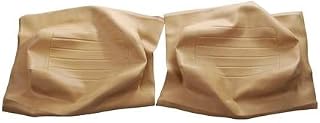 Golf Cart Yamaha G14-G22 Front Seat Covers - OEM Match - Tan - Backrest