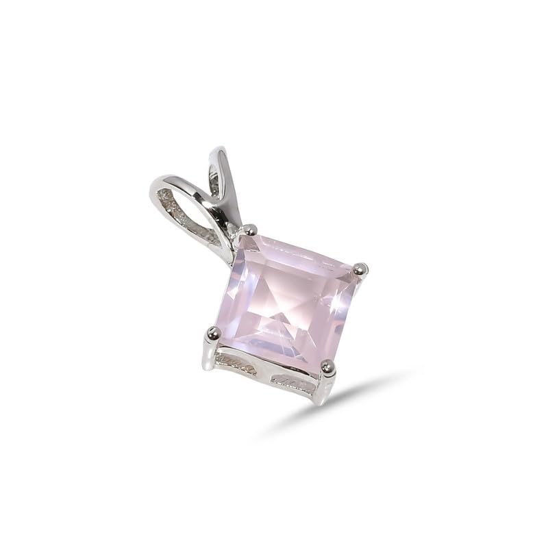 Pendentif en pierre précieuse de quartz rose le cadeau bohème pour elle chargé d'affection