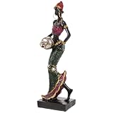 Fabriquée en résine sûre : réalisée en résine sûre, cette statuette présente un savoir-faire exceptionnel et des détails réalistes. statuette décorative, figurine de table en résine représentant une fillette