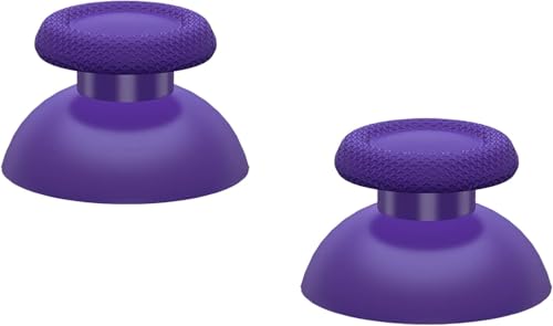 Image of Replacement Joystick Analog Caps for PS5 Controller | Anti-Slip Thumb Grips Cover Stick | Thumbstick Caps for PlayStation 5 DualSense Gamepad (Purple)