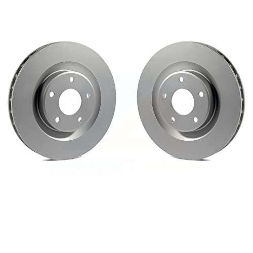 Front Coated Disc Brake Rotors Pair For Chevrolet Corvette Cadillac XLR KG-100033