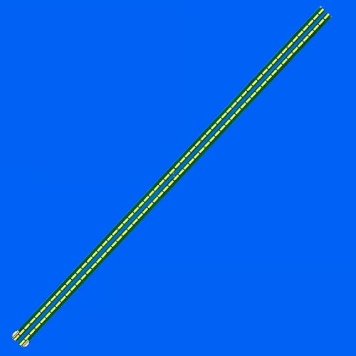 Tira de retroiluminación LED 55UH650V repuesto de luces para televisión 55 pulgadas 603 mm 6V