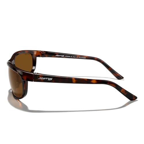 MERRY'S Wrap Around Sport Polarized Sunglasses for Men Women Driving Fishing Cycling Running UV400 Protection S30273