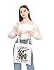 PLITI Book Plant Tote Bag For Women - Book Lover & Plant Enthusiast Canvas Handbag #1