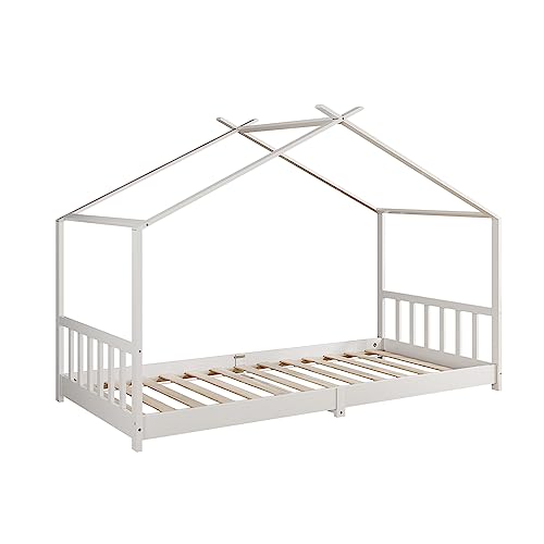 Oskar-Store Livinity Kinderbett Hausbett Einzelbett Fredericke Weiß modern...