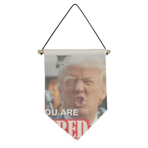 Drapeau américain en toile imprimée avec graphisme original à suspendre chez soi