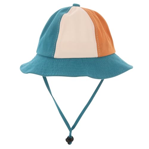 FRCOLOR Adjustable Sun Protection Hat Cute Cotton Fisherman Bucket Hat for Outdoor Summer Fun Breathable Mesh Design UV Protection