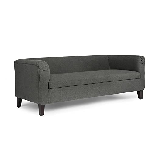 Image of Wakefit Sofa Set | 3 Year Warranty | Sofa 5 Seater, 5 Seater Sofa for Living Room, Wooden Sofa Set, Sofa Set 3+1+1 Seater - Miami(Tahoe : Ash Grey)