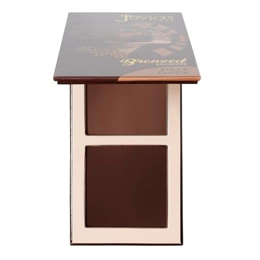 Juvia's Place Bronzed Duo Bronzer Deep Dark - Soft Matte Bronzer, Contour, Pressed, Long-Wearing & Buildable Bronzing Powder - Suitable for Very Dark to Rich Chocolate Skin Tone