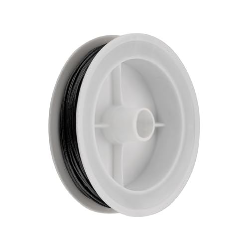 AURORIS - 10m Rolle Lederband rund - Ø 1mm - schwarz