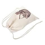 Ciieeo à en lin sachet biscuits stockage alimentaire porte- de stockage de linge de poche...