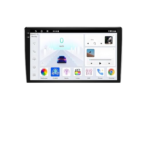 10�C���` �p��RAM 4GB ROM 64GB GPS�i�r�Q�[�V�����V�X�e�� �I�[�f�B�I�r�f�I�v���[���[ Carplay Android Auto �G���N�g���j�N�X �A���h���C�h�I�[�g(64G)
