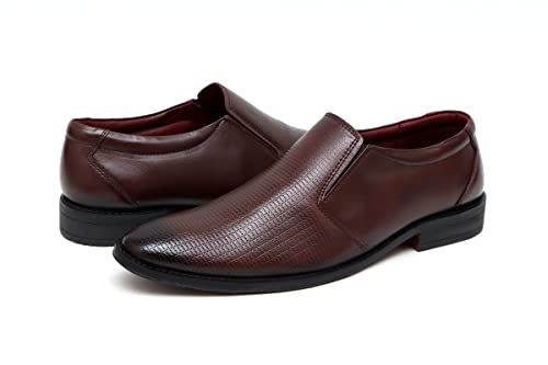 Image of ARAMISH Men's Genuine Leather Formal Slipon Moccasin Shoes (UK 5 to 10 UK)