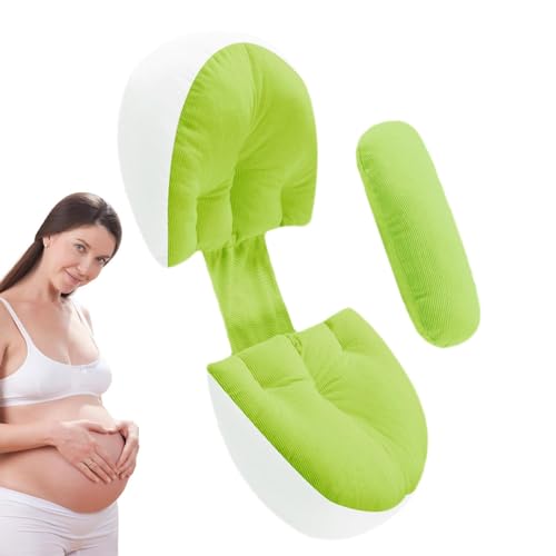 Fovolat Almofadas de maternidade, almofada de corpo para gravidez | Travesseiro confortável para dor