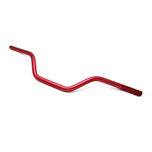 Ustpo Motorcycle Handlebar 7/8" 22Mm Cafe Racer Handlebars Drag Bars Universal For Cafe Race Bobber Motocross Dirt Pit Bike Atv Ebike Mini Bike Red #TOP4
