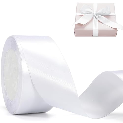 Ruban De Satin Noir De 3,8 Cm Pour Emballage Cadeau, Mariage