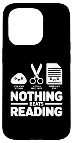 Nothing Beats Reading���b�N�y�[�p�[�͂��� �ʔ����{�D�� �X�}�z�P�[�X iPhone 15 Pro �p