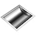 Hasopy Cash Window Drop-in Deal Tray, 304 Stainless Steel Cash Register Tray for Gas Stations Banks Cash Register Window,14