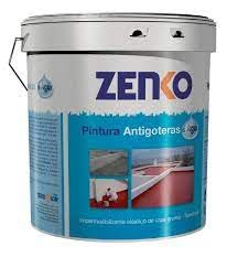ZENKO PINTURA CAUCHO ANTIGOTERAS BLANCA 4 L