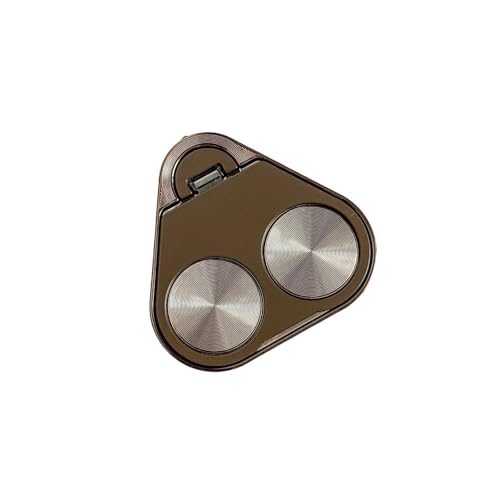 Soporte giratorio para teléfono 360, diseño de doble redondo, soporte antideslizante para dedos, soporte ajustable para teléfono móvil, soporte giratorio ABS para teléfono móvil