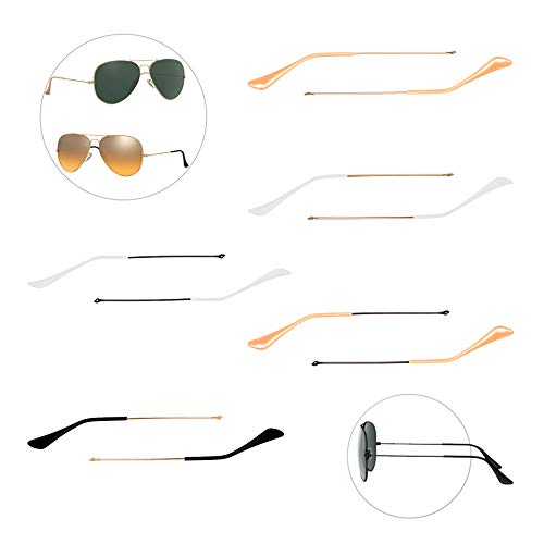 Replacement Temple Tips Arms for Ray-Ban Aviator RB3025 3025 Sunglasses Repair Kit (Black)4