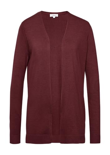 s.Oliver Cardigan aus Viskose-Baumwoll-Mix Bordeaux 36