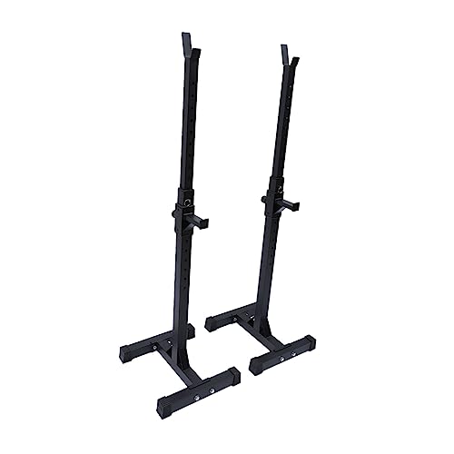 FOYTOKI Multifunctional Barbell Stand Steel Tube Rack for Double Shelves Dumbbell Holding Rack Display Stand Fitness Accessory Home Gym Equipment