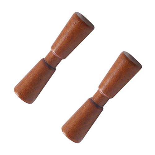 Anneome 6 peças de pincéis de madeira, pauzinhos de gravata, cremalheira criativa para gravata, supo