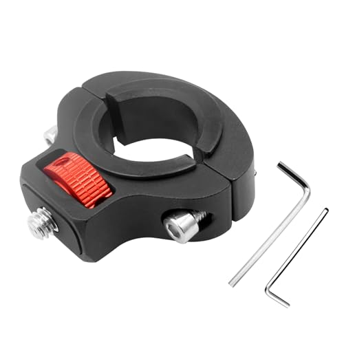 BuxiuGK 360°Rotatable Bicycle handlebar mount for Gopro,Bicycle Camera Clip with 1/4" Screw Compatible with DJI OSMO and Action Cameras