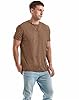RONOMO Men's Short Sleeved T-Shirt | V-Neck | Medium Stretch | Soft and Breathable | Anti Shrink Treatment（CSX Khaki 4XL） #1