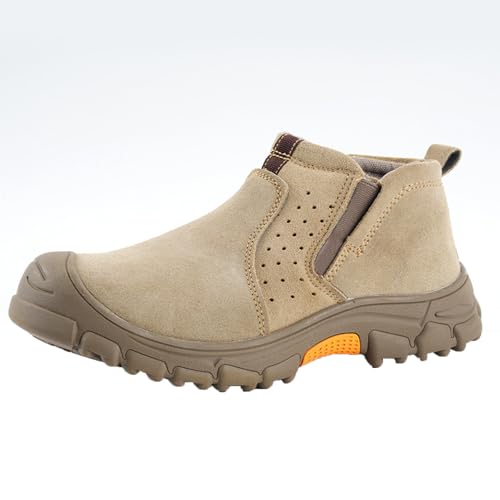WaKsazlz Zapatos De Seguridad Hombre Mujer Zapatillas de Trabajo Ligeros Calzado De Trabajo Comodo Transpirables Calzado de Seguridad con Puntera de Acero
