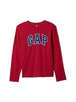 GAP Boys Long Sleeve Logo Tee Sled L