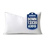 MIULEE 12x20 Down Alternative Pillow Insert Decorative Throw Pillow 12 x 20 Inch Body Bed Sleeping Ultra Soft Fluffy Form for Sofa Couch Bed