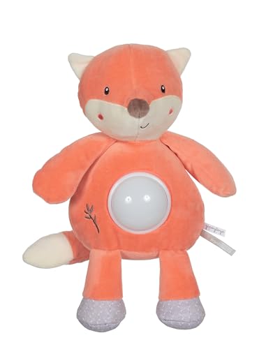 GIPSY TOYS – PELUCHE VEILLEUSE RENARD – GAMME BAMBOO – LUMIERES DOUCES ET APAISANTES - 1ER ÂGE – IDEE CADEAU NAISSANCE BEBE – FILLE ET GARCON – 13...