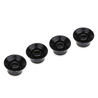 Musiclily Pro Gaucher Métrique 18 Splines 2 Volume 2 Tone Boutons de Potentiomètres Top Hat Reflector Knobs pour… – Image 4