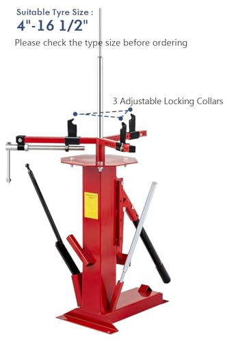 Parts-Diyer Manual Tire Changer with Bead Breaker, Heavy Duty Portable Tire Changing Tool for 4\"–16.5\" Tires, No Power Required, for ATV, Lawn Equipment, Cars & Light Trucks - Thumbnail 3