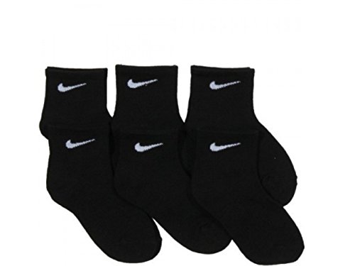Nike Young Athletes Kids Ankle Cut Socks (6 Pairs),10C-3Y Shoe/ 5-7 Sock