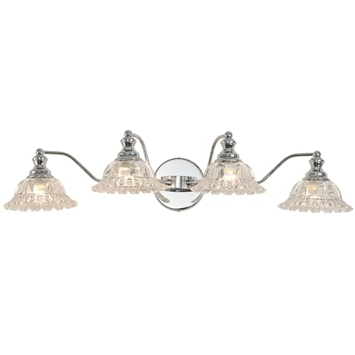 Image of XIEDUN Chrome 4 Light Vanity Light Bathroom Light