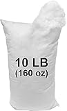 Hometex Canada Pillow Stuffing (Not Made in China) 10 LB Bag 100% High-Loft Polyester Stuffing Fiber Fill