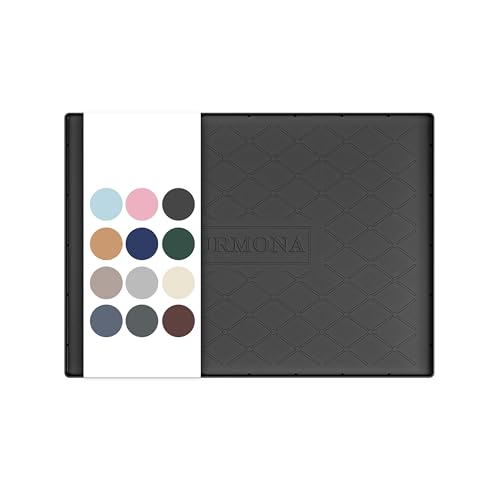 URMONA Under Sink Mat 28 x 22 in, Waterproof Silicone Cabinet Protector